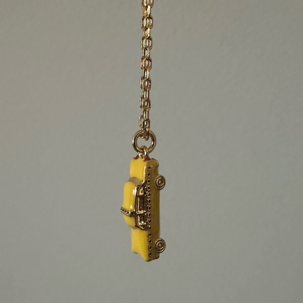 Kate Spade hit the city Yellow Taxi Pendant Necklace - NWT